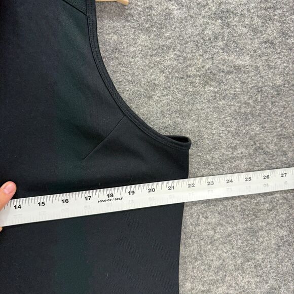 Nike Activewear Polo Shirt Women XL Black Button Nike Golf Dri Fit Collared - Picture 5 of 7